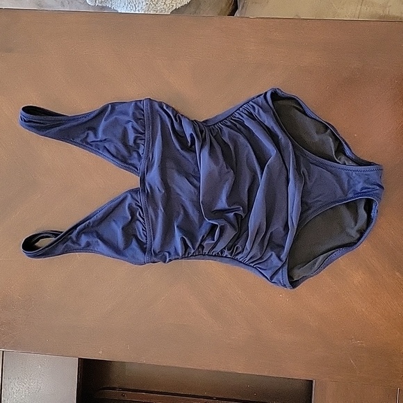 J. Crew Other - (NWOT) J.Crew Ruched V-neck one-piece - 2